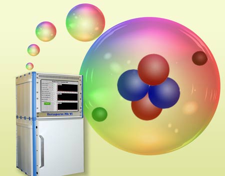 Helium vapour permeability measurement