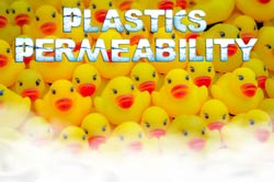Plastics, rubber and the problem of permeability