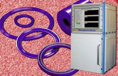 Permeability testing for Oxygen, Nitrogen, Helium, Hydrodarbons, Anasthetics and other gasses, vapours (vapors)