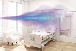 Vapour permeability of furniture especially for clinical or palliative care