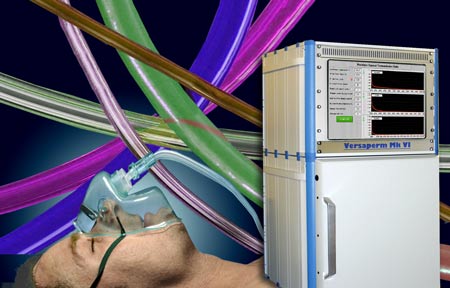 Sensitive O2, Anaesthetic, (and other), vapour permeability
